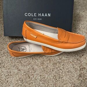 Cole Haan Women Orange Loafers